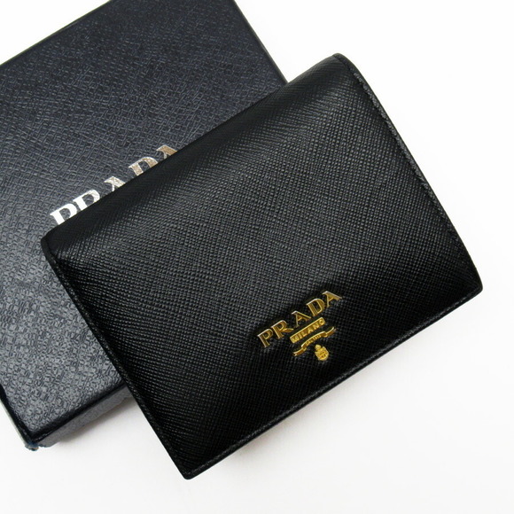 Prada Black Saffiano Nero Wallet Leather - Picture 1 of 3